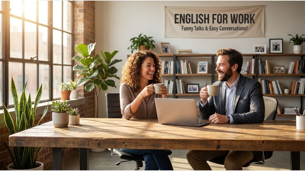 • Learn Work English Fast | Fun Chats & Easy Dialogues for Beginners 🎧