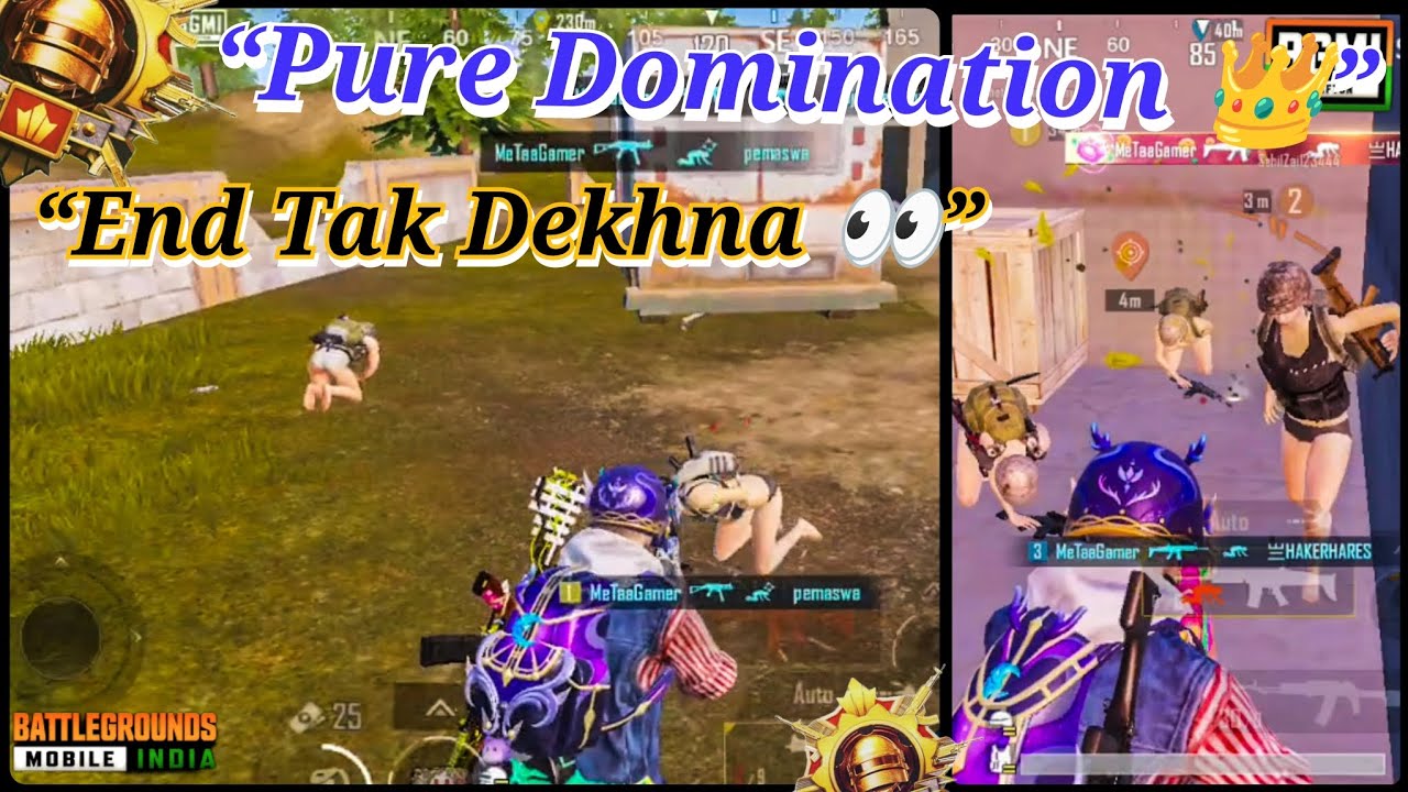 pubg mobile best gameplay / squad gameplay, how to reach conqueror in bgmi new season 😱🤯🤯