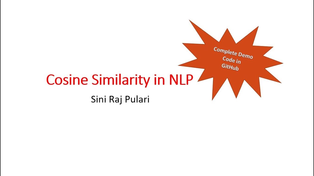 NLP - Cosine Similarity in Textual Data -Python Demo using different methods - NLTK , Sklearn etc.