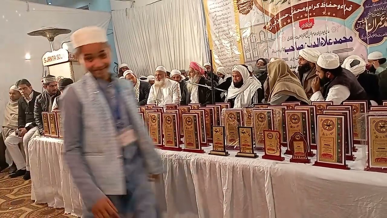 جامعۃ القرات ٹرسٹ دیوبند کے اختتامی دستار بندی و محفل قرات کے موقع پر مولانا حبیب اللہ صاحب مدنی 