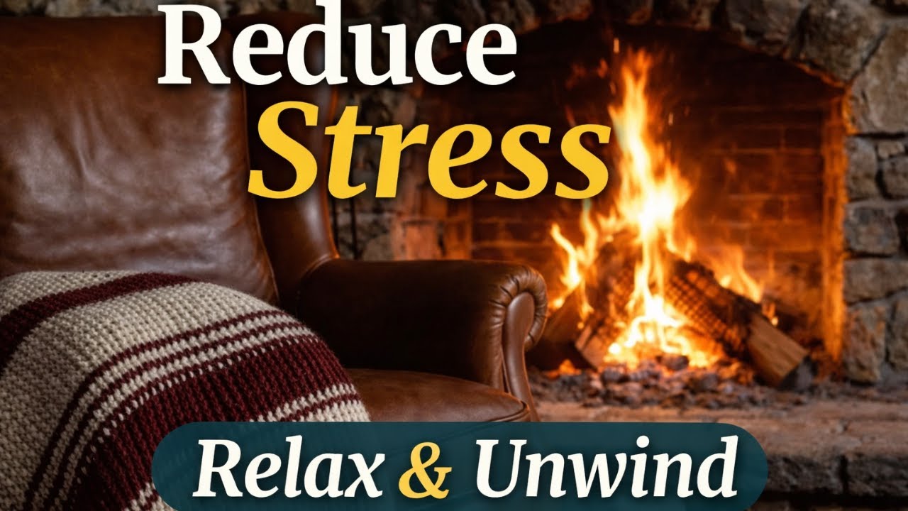 Relax by the Fire 🔥 |  Stress Relief