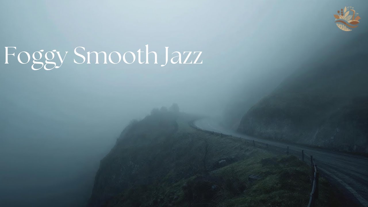 Foggy Mountain Road 🌫️ | Slow Jazz & Rainy Ambience (4K)