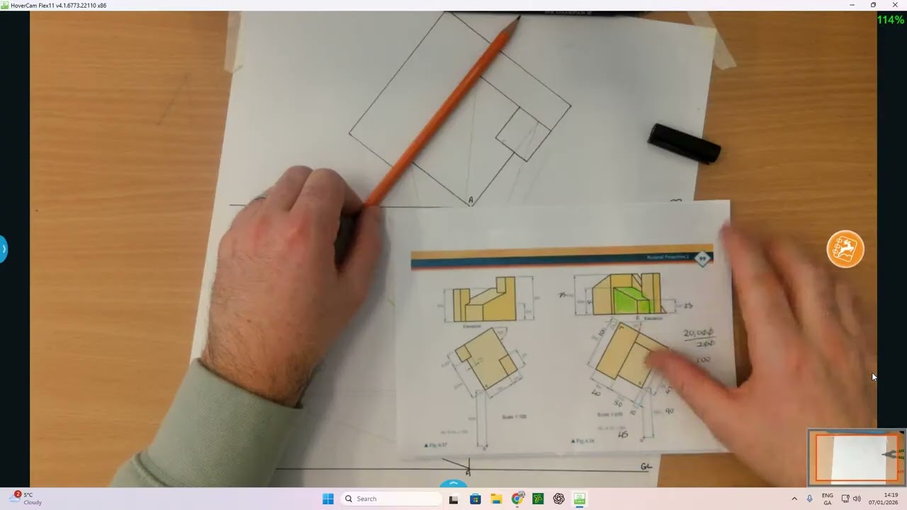 Perspective - Building Structure 2 (Height Lines)