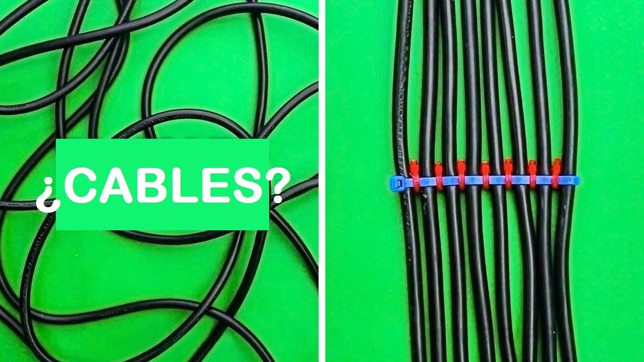 13 CONSEJOS INTELIGENTES PARA ORGANIZACIÓN DE CABLES