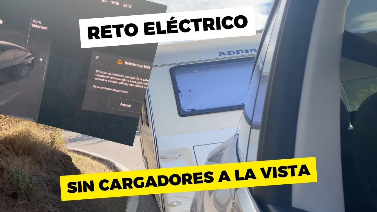 Viajar sin cargar: ruta en Tesla con caravana y autonomía al límite