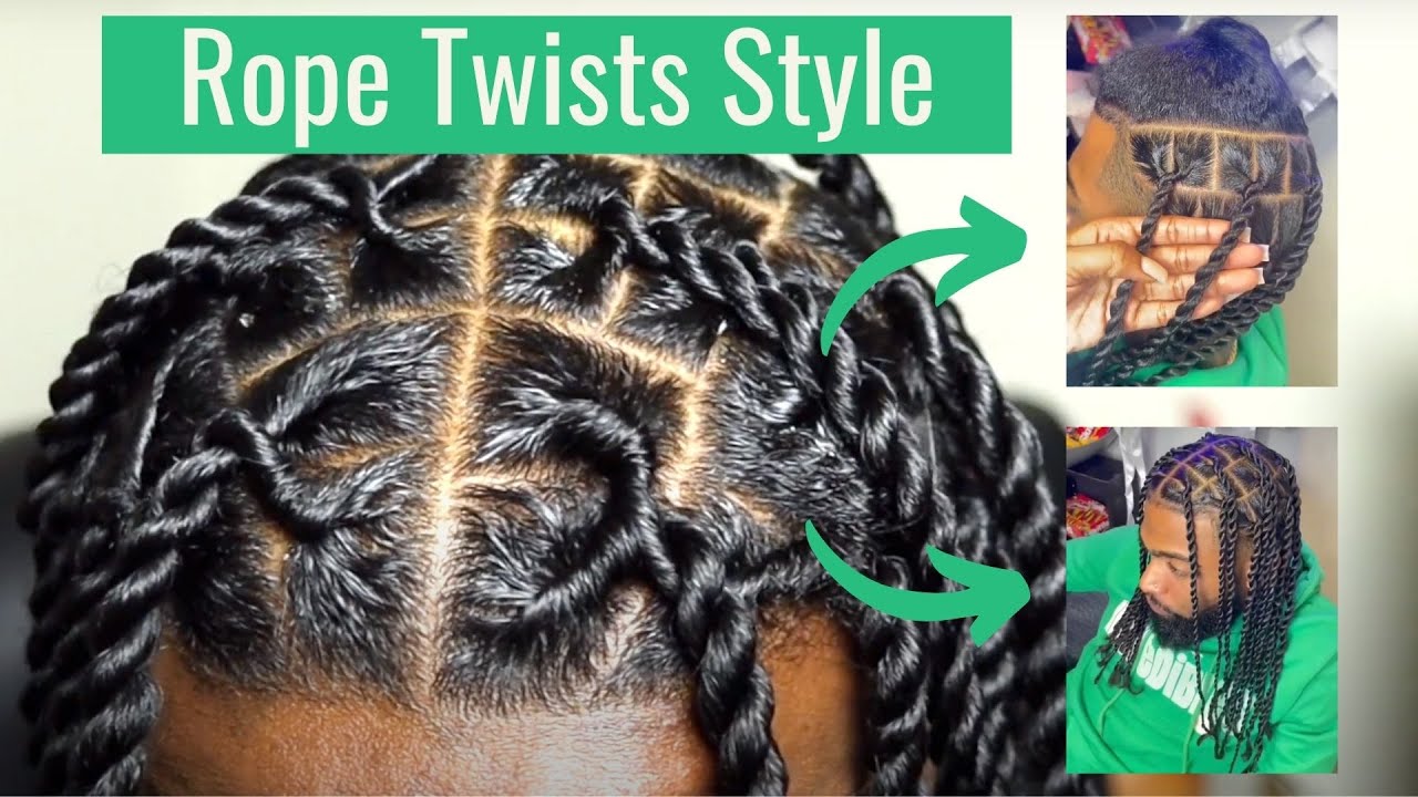 Styling My Hair - Rope Twist Hairstyle
