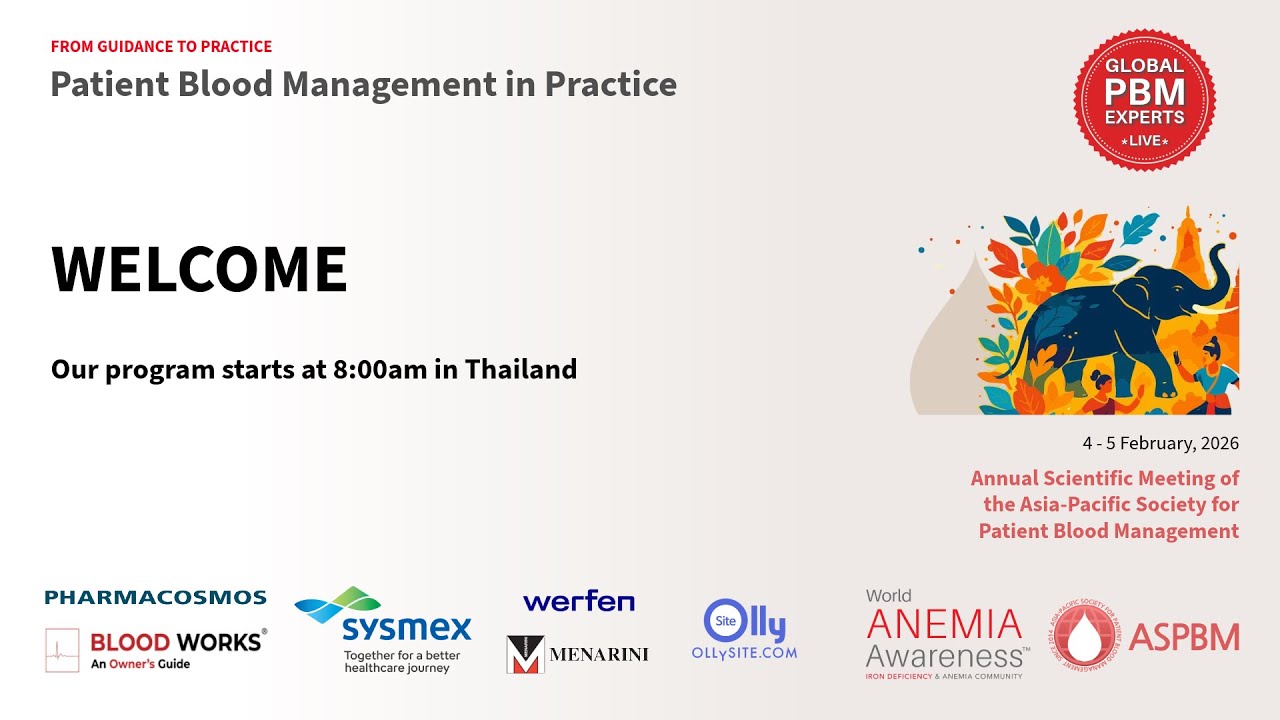 Live Opening 2026 ASPBM Conference, Bangkok