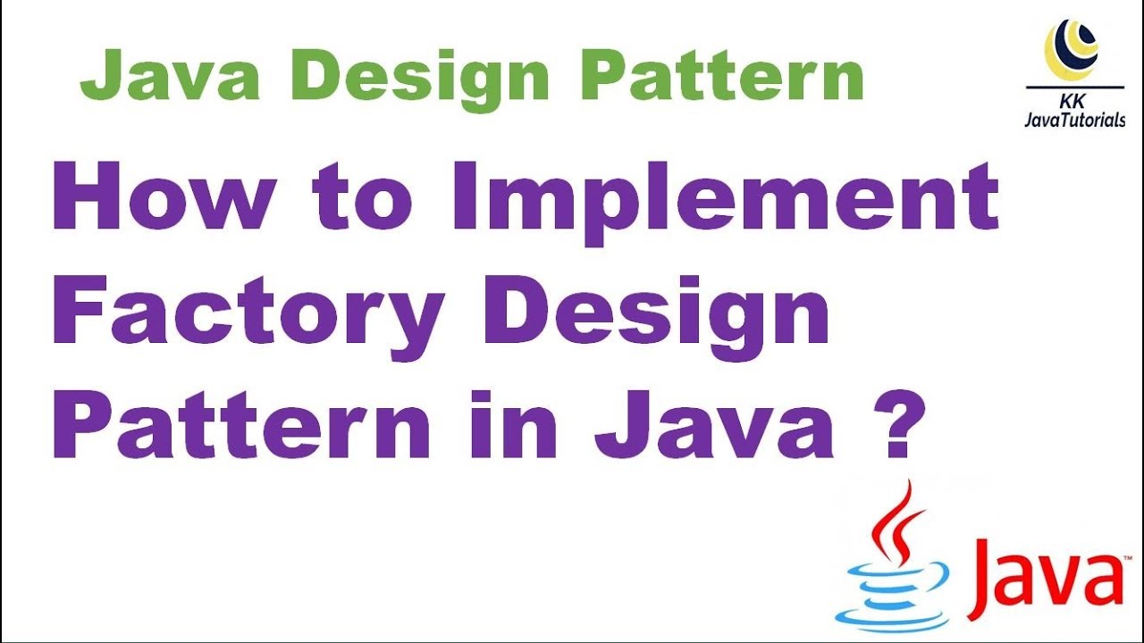 How to Implement Factory Design Pattern in Java ? || Factory Design Pattern Advantages ?