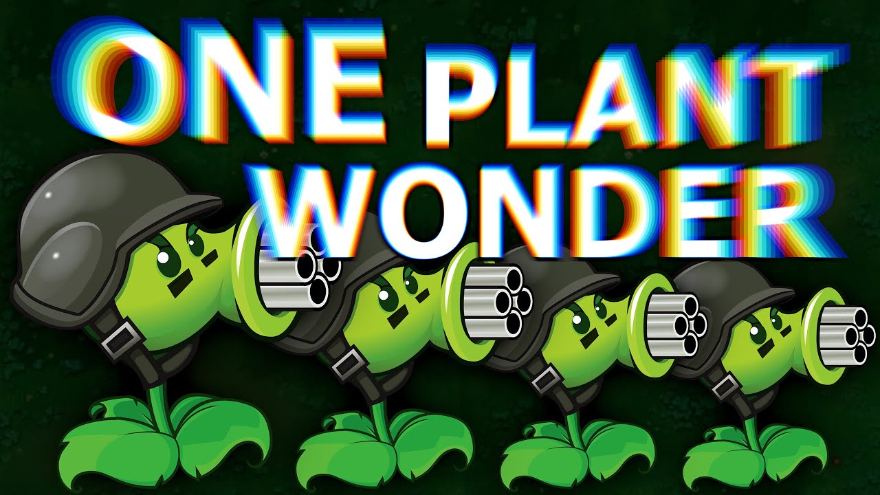 PvZ with only Gatling Pea?