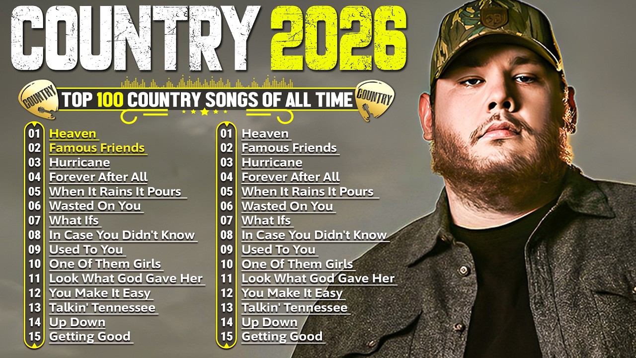 New Country Music Playlist 2026 || Morgan Wallen, Luke Combs, Chris Stapleton, Luke Bryan, Lee Brice