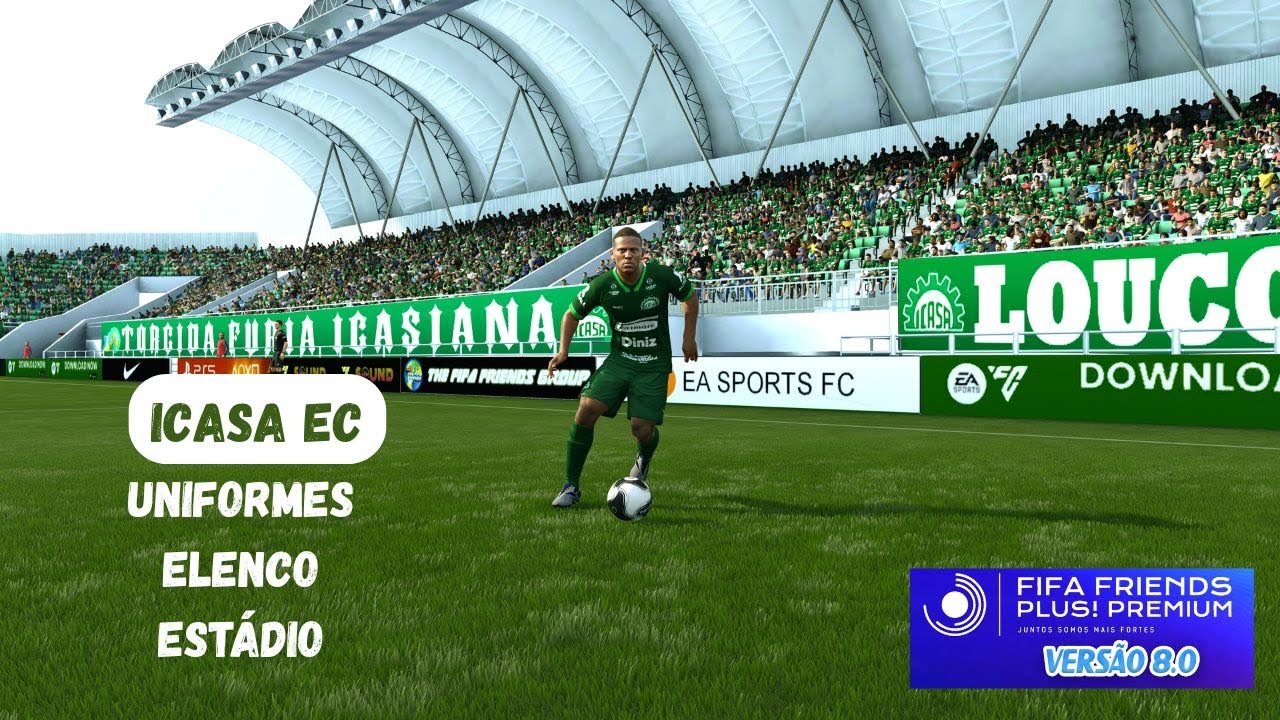 ⚽ Icasa EC no FIFA Friends Patch V8! Elenco, uniformes e est&aacute;dio atualizados! 🔥