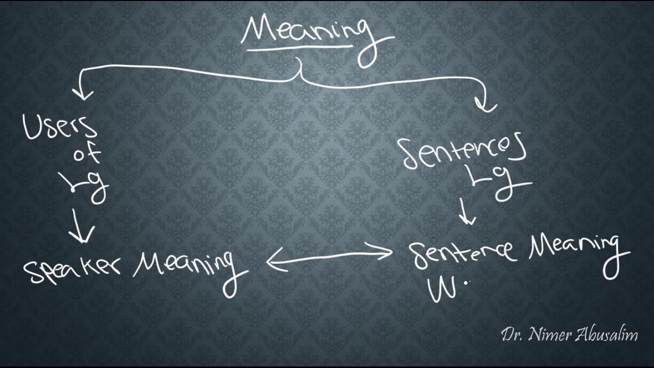 SEMANTICS-6: Context, Speaker Meaning, Levels of Semantics Analysis