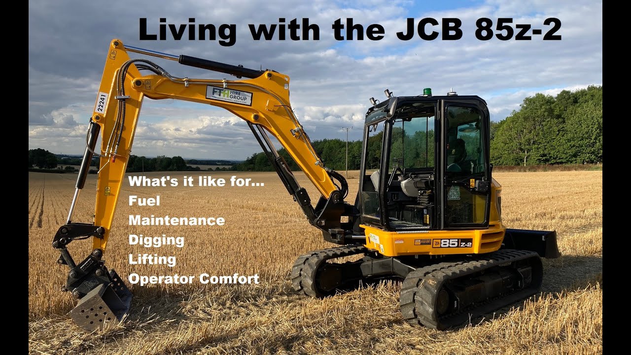 Living with the JCB 85z 2 on a project
