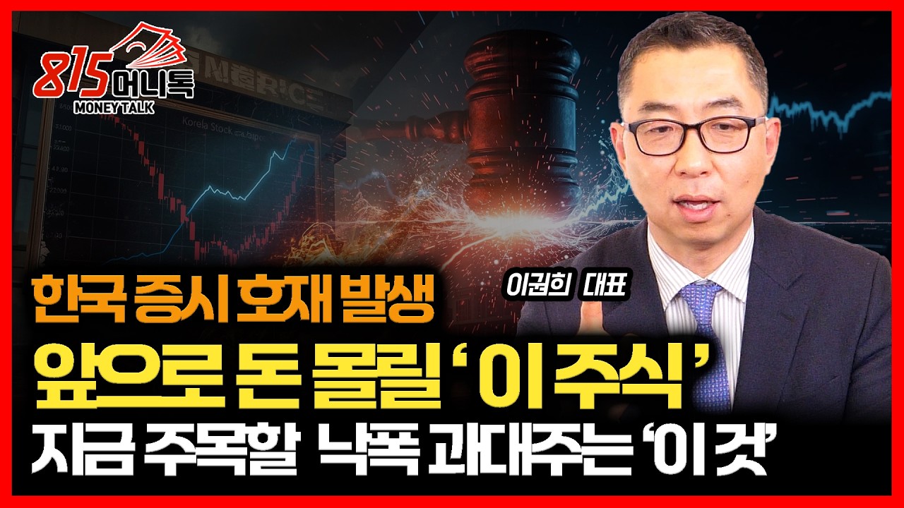 한국 증시 호재…앞으로 ‘이 주식’ 뜬다 / 지금 주목할  낙폭 과대주는 ‘이 것’ㅣ이권희 대표