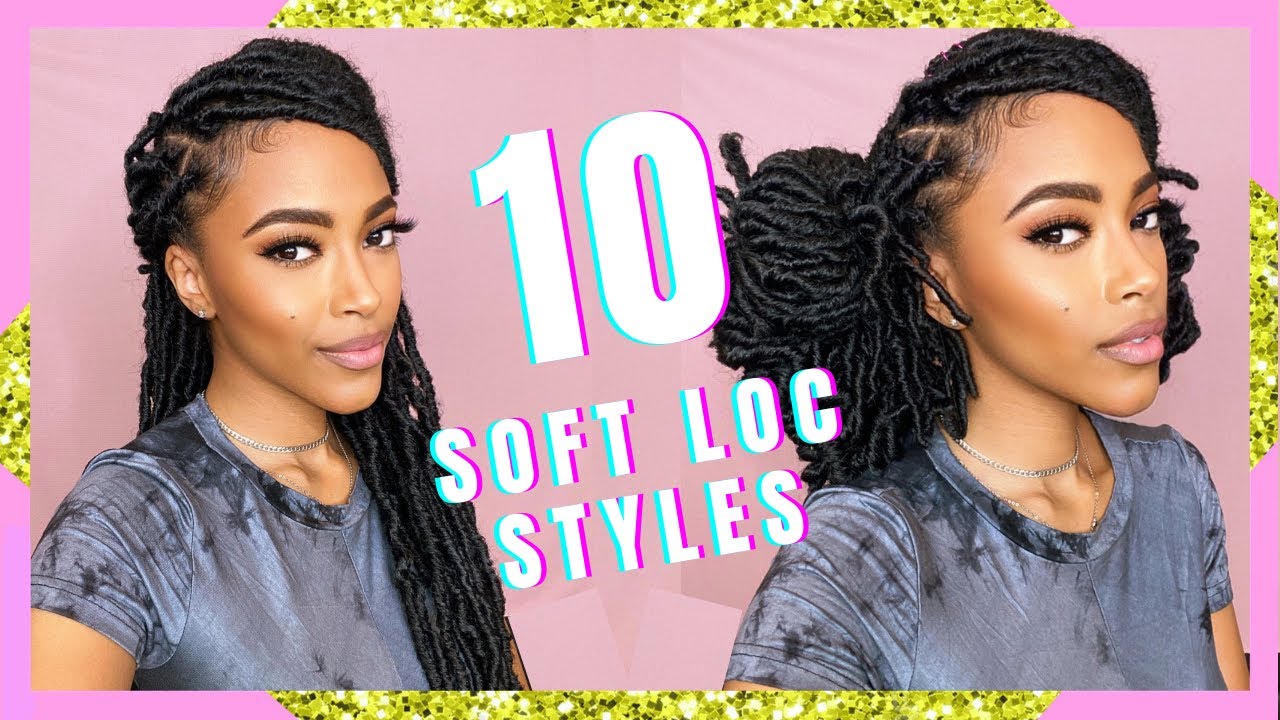 10 SUPER Light-Weight Soft Loc Hairstyles w/ Niseyo Hair Nu Locs | Jasmine Defined