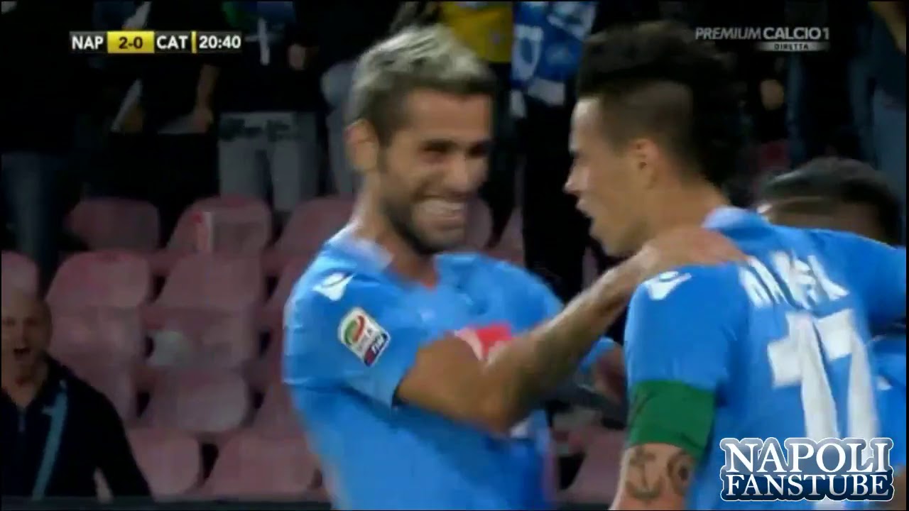 Napoli - Catania 2-1, serie A 2013-14
