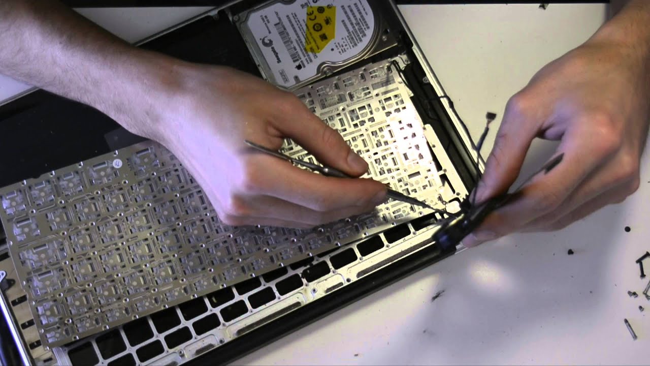 Замена клавиатуры Macbook pro 2009-2011г a1278/a1286.💻(keyboard replacement on apple a1286)