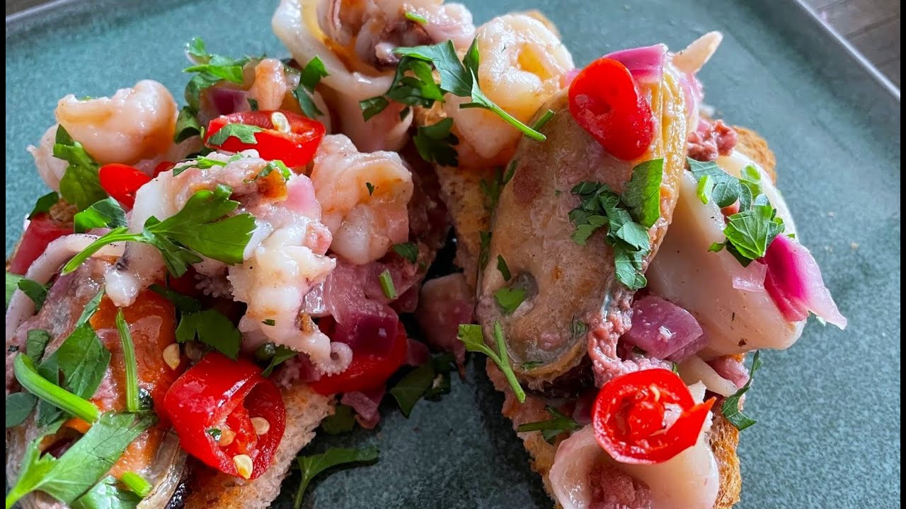 Fruits De Mer Maken. Zeevruchten Recept. Seafood