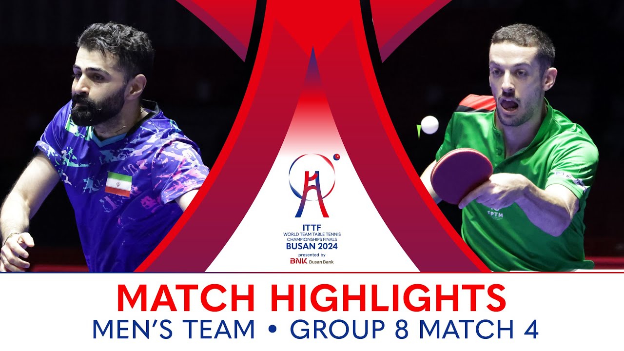 Marcos Freitas (POR) vs Noshad Alamiyan (IRI) | MT G8 - Match 4 | #ITTFWorlds2024