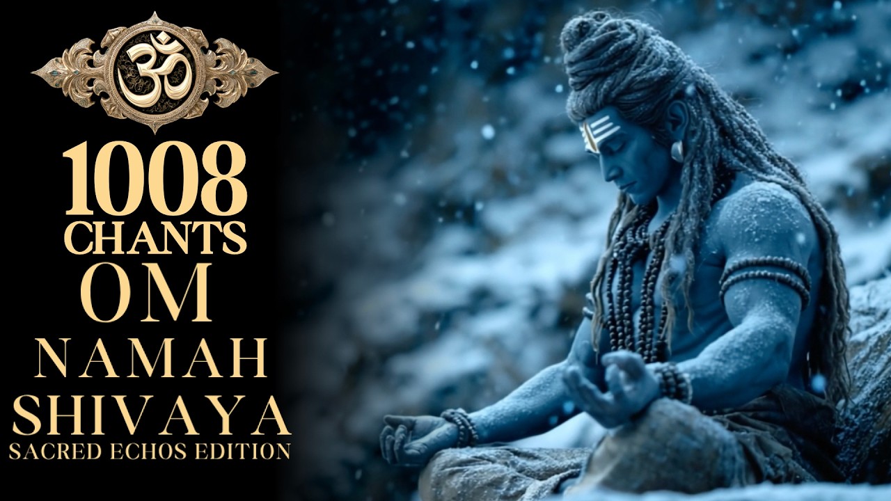 Om Namah Shivaya Chant - 1008 Times | Sacred Echoes Edition | #Shiva #OmNamahShivaya #MahaShivratri