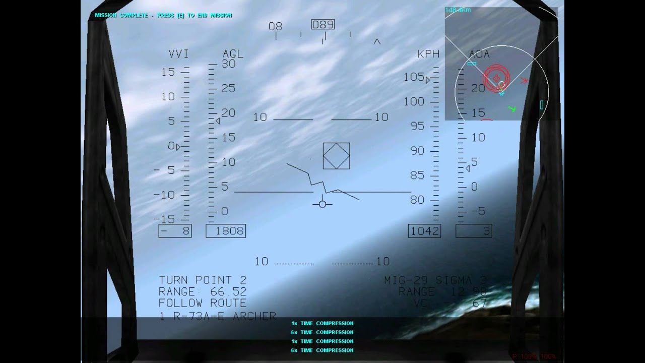 MiG-29 Fulcrum - Campaign 1 - Mission 4 - Fox Trap