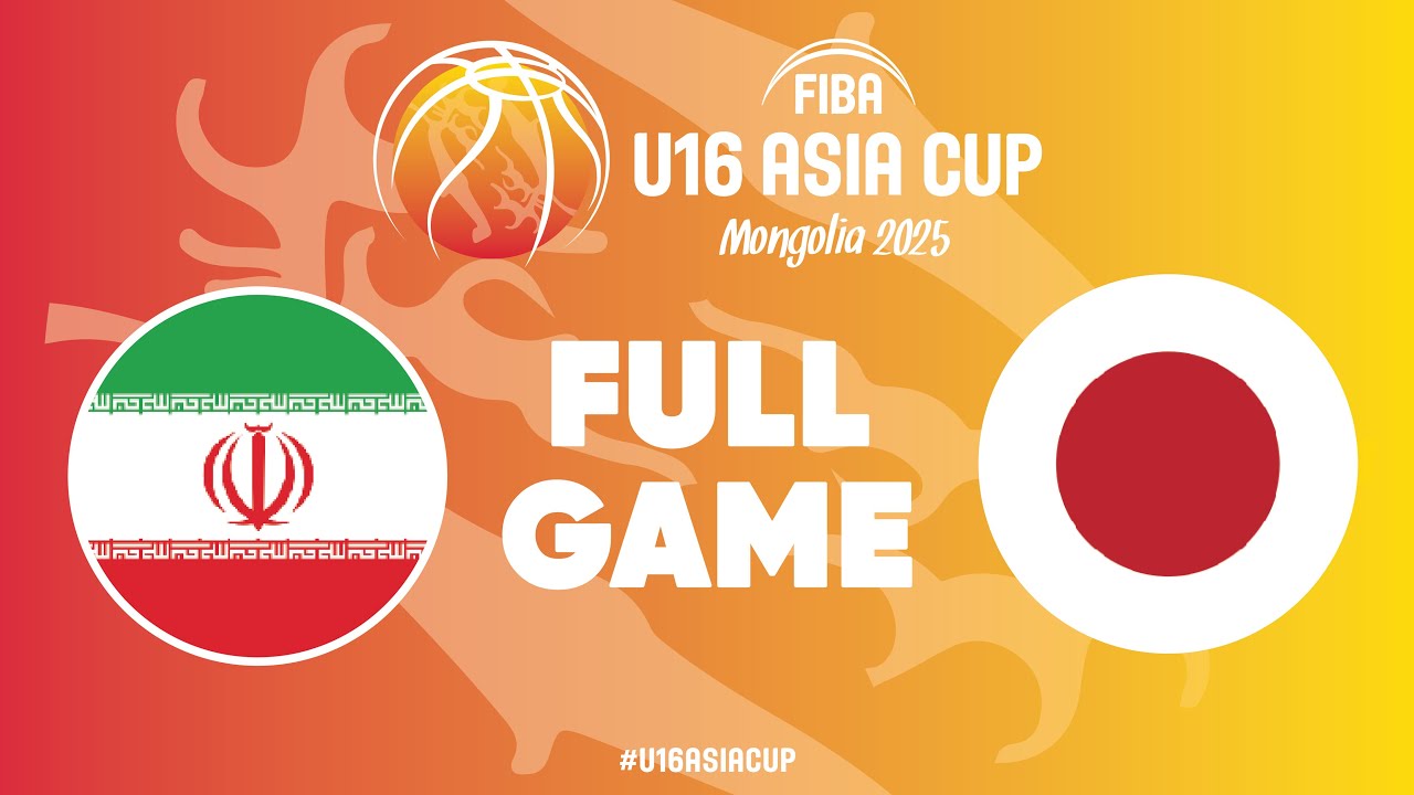 Group Phase | Iran v Japan | Full Basketball Game | FIBA U16 Asia Cup 2025