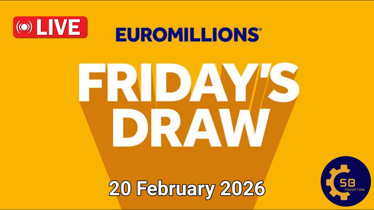 euromillions draw Live Friday 20 February 2026 | Tirage Euromillions en direct | euro million draw