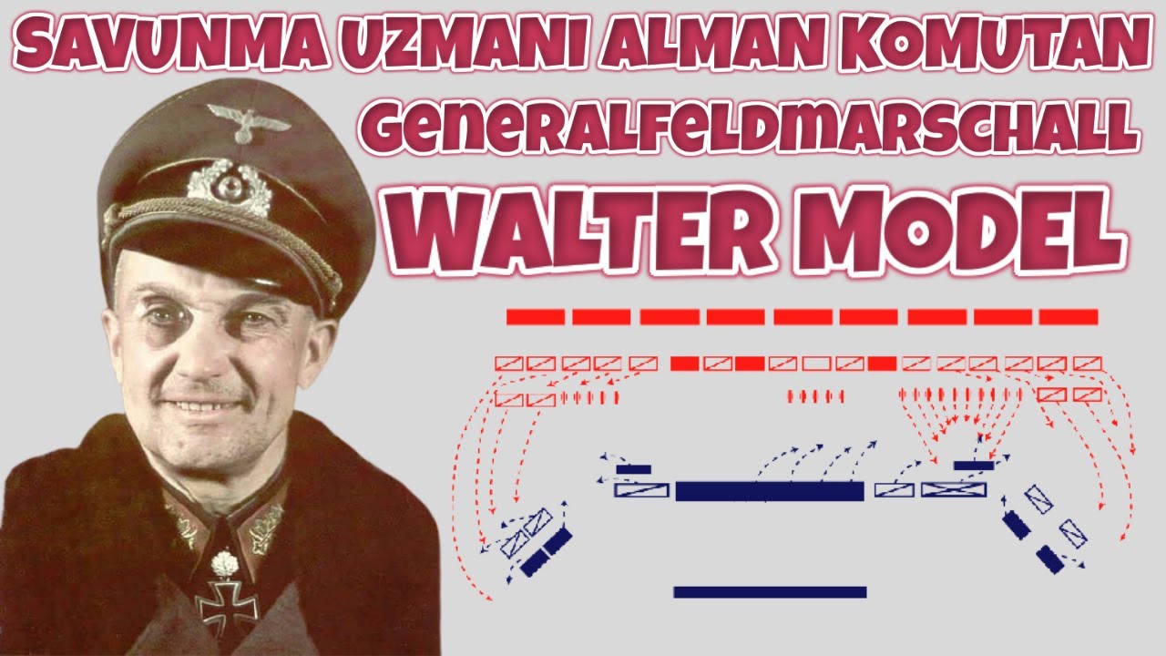 WALTER MODEL – CEPHE DOMUZU - SAVUNMA UZMANI ALMAN KOMUTAN 2. dünya savaşı tarihi