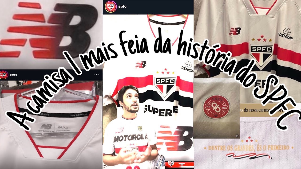 REVIEW DA CAMISA NB SPFC 2026 -  A camisa mais feia da História do SPFC? 