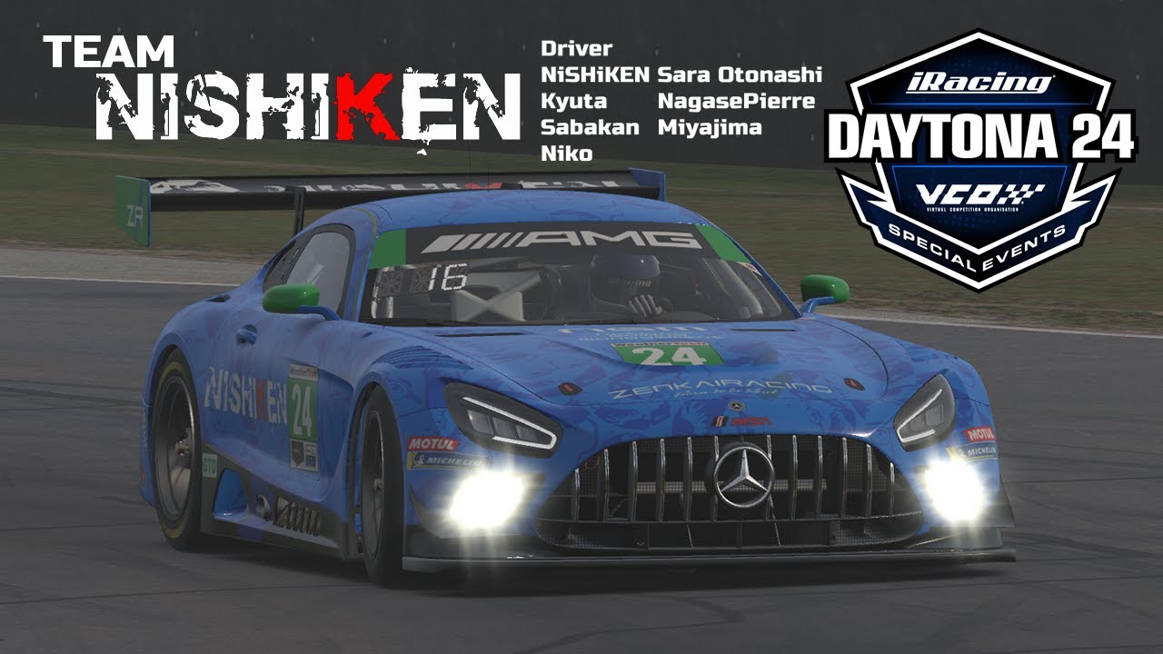 【iracing】DAYTONA 24 7時枠 Team NiSHIKEN  part1