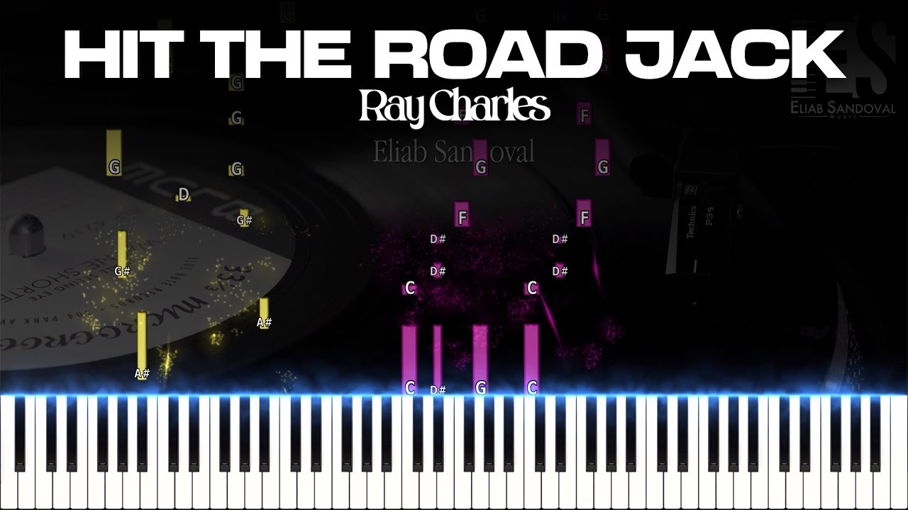 Hit The Road, Jack - Ray Charles (Jazz Piano Tutorial) | Eliab Sandoval