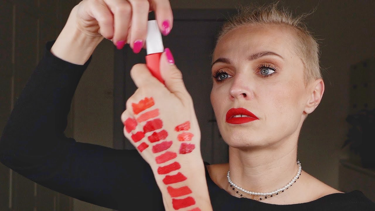 💄💋moje ulubione czerwone pomadki - plus kilka bubli