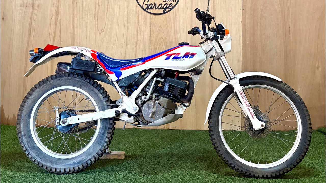 長野県松本市！中古車バイク【車両紹介】HONDA TLM220R MD23型 216cc キャブレター 空冷 2サイクル トライアル