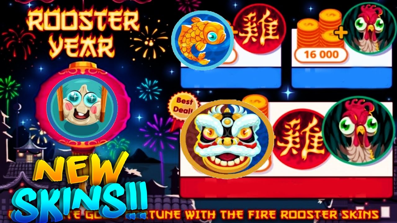 NUEVOS SKINS AÑO NUEVO CHINO!! | Agar.io | Rubinho vlc