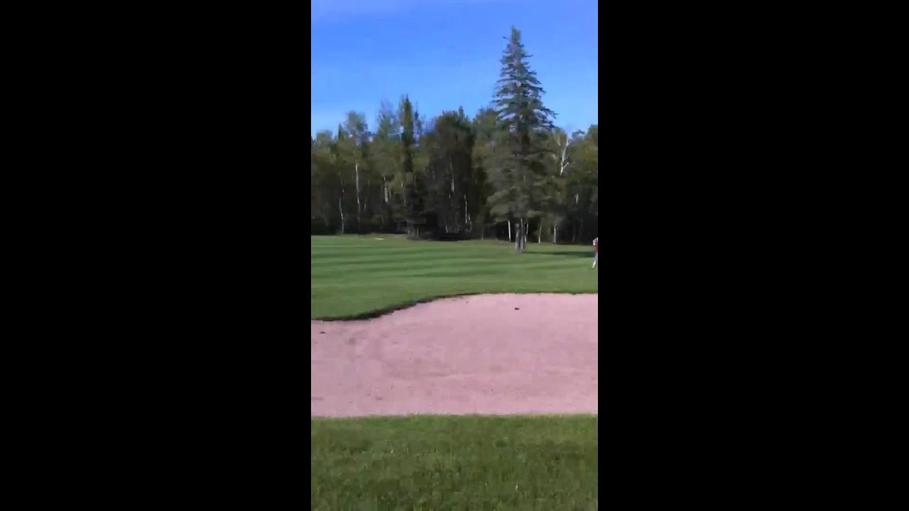 Golf mishap!