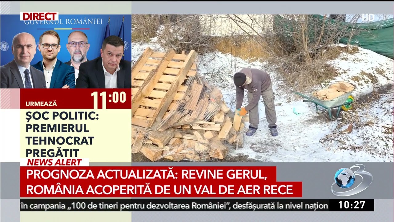 Anunț de ultimă oră de la ANM: Gerul siberian ajunge în România