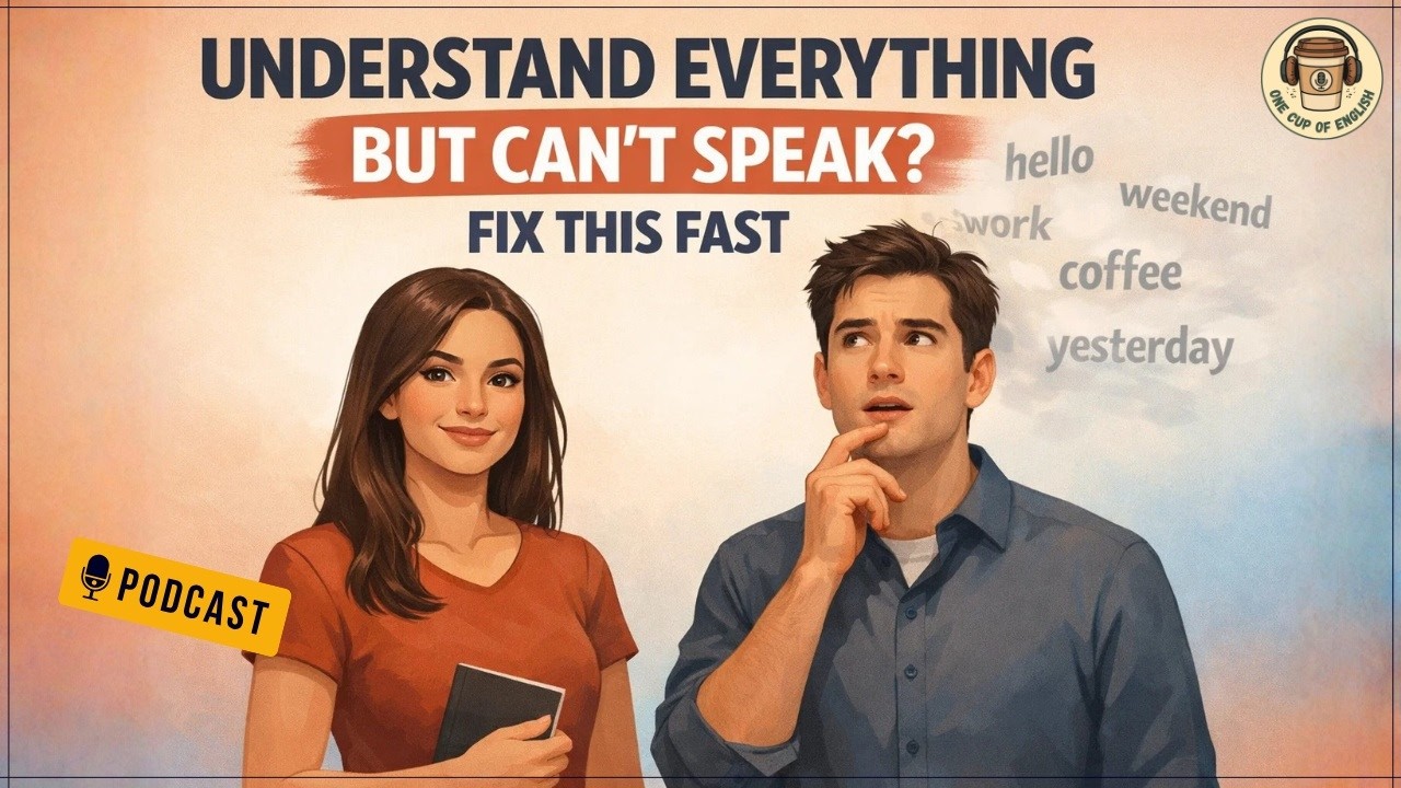 You Understand English… But Can’t Speak? Here’s Why (And How to Fix It)