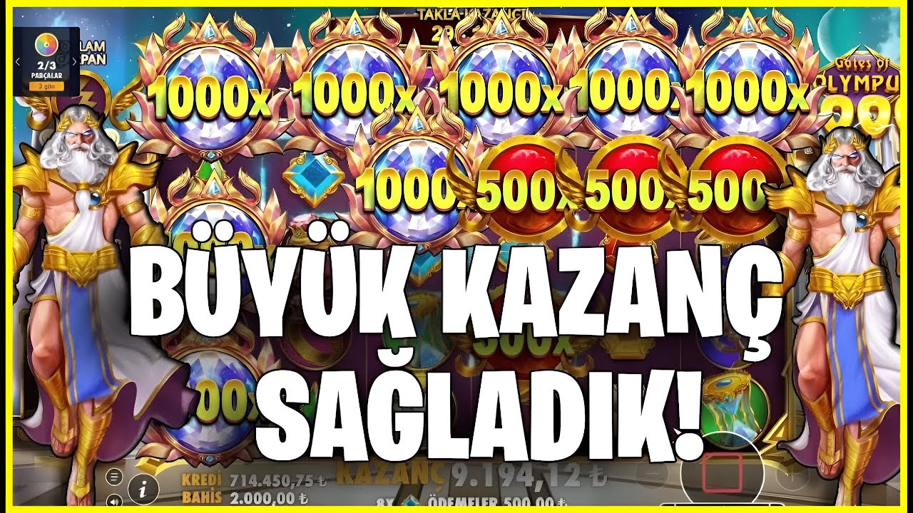 🎁 SLOT OYUNLARI ⚡ GATES OF OLYMPUS 1000 OYUNU MÜKEMMEL!