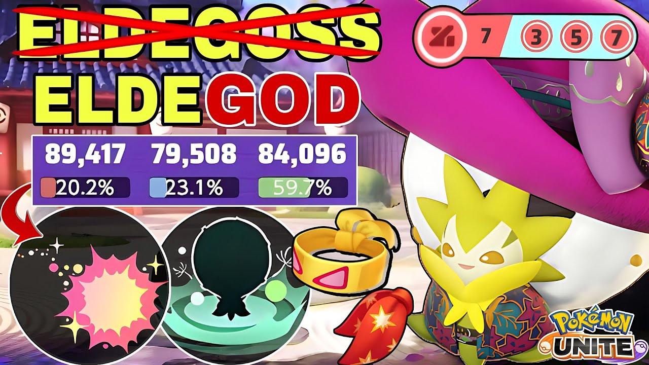 ELDEGOSS Turned into ELDEGOD with this Incredible Build | Pokemon Unite
