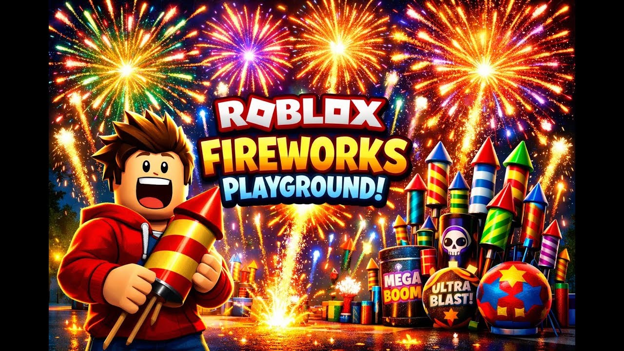 Roblox Fireworks Playground #roblox #trending #gaming