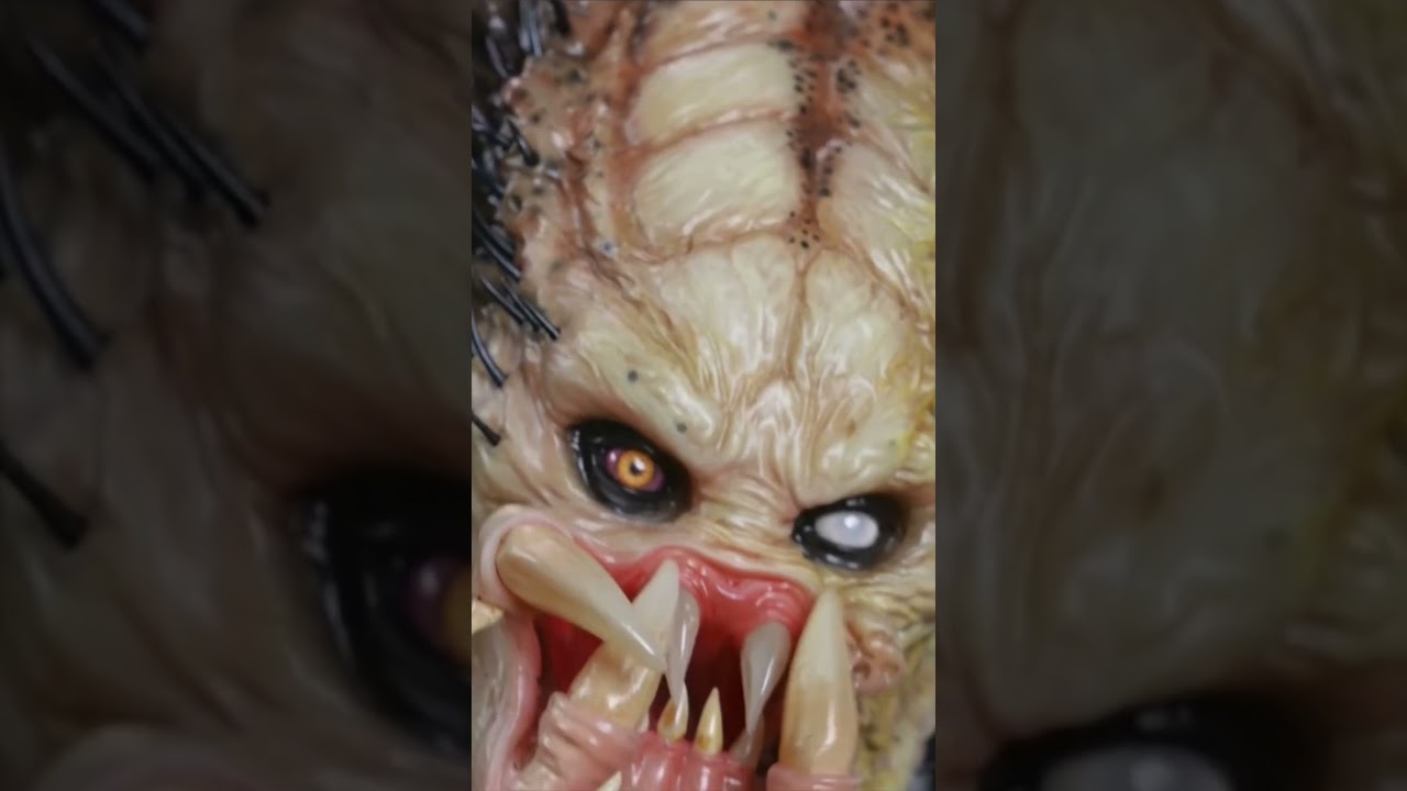 Wolf Predator silicone GNT Studios 1/3 #predator #avp #predalien #unboxing #statue #collection