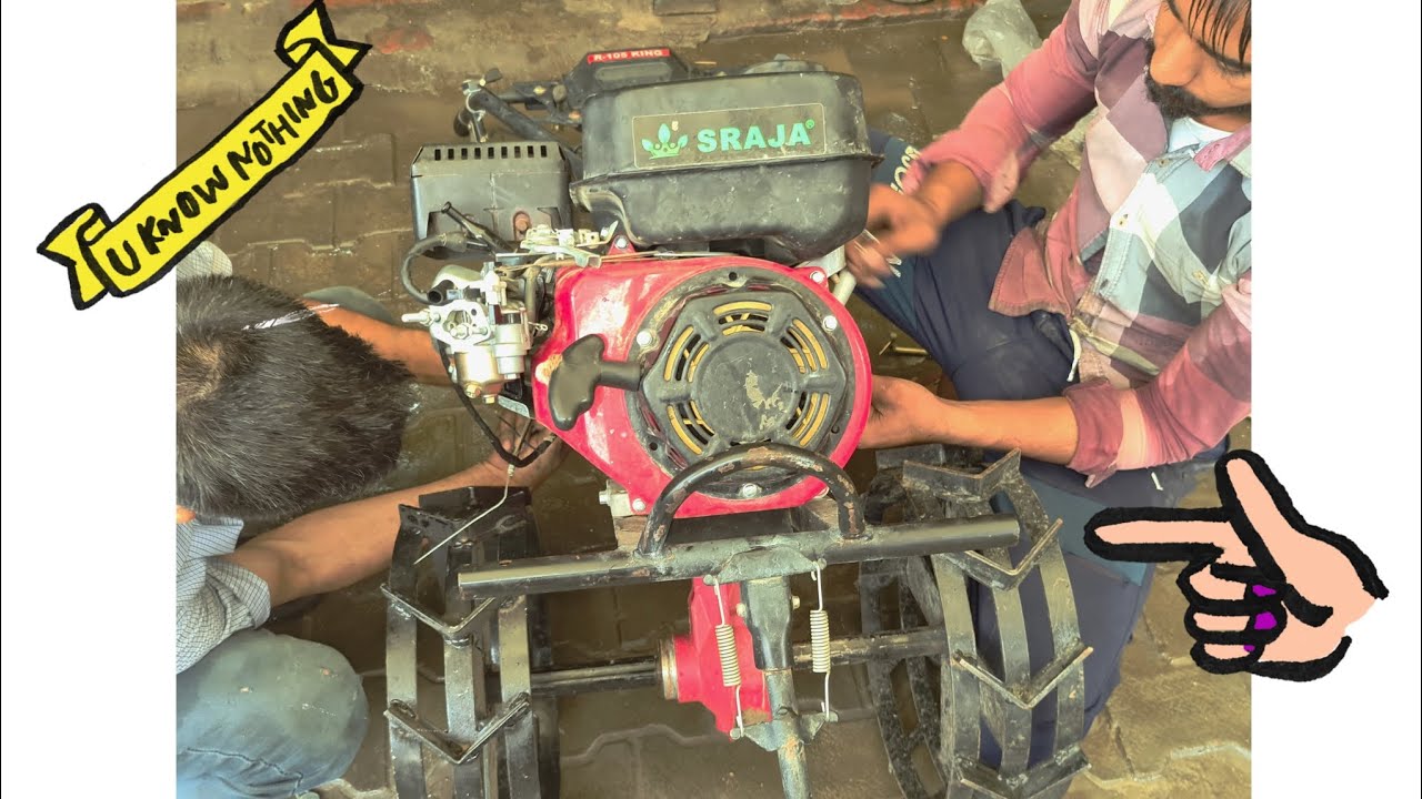 Engine ko power tiller se alag kaise karen इंजिन को गेयर बॉक्स से हटाये