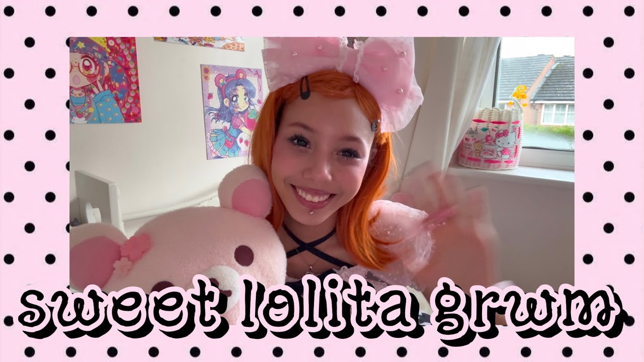 sweet lolita grwm  ♡ + q&a  ⁎⁺˳✧༚