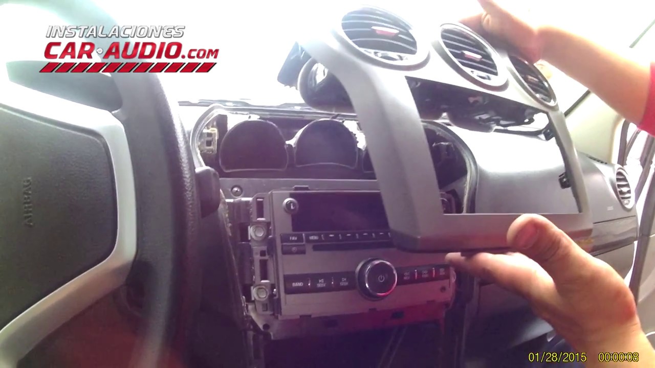 Instalación radio original Chevrolet Captiva por radio Pioneer funciones de fabrica