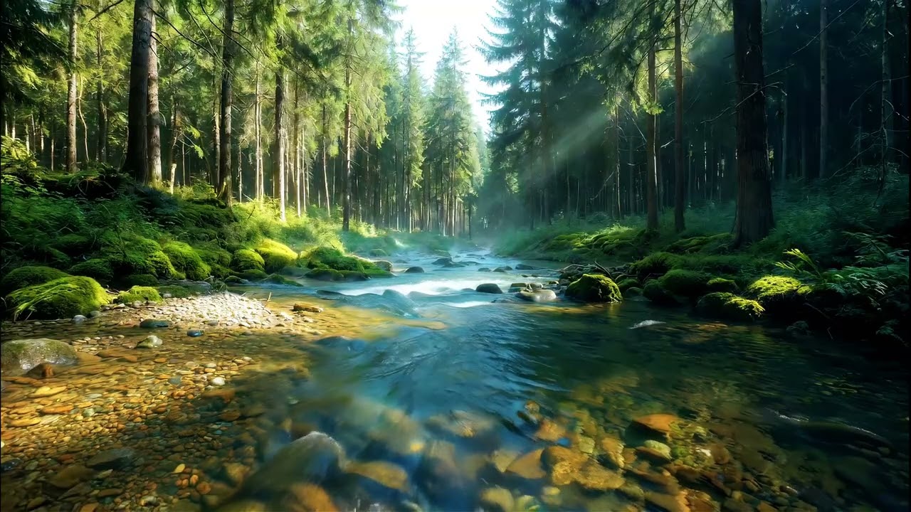 Soft Forest Stream Flow | Anxiety Relief, Mental Reset, and Deep Breathing