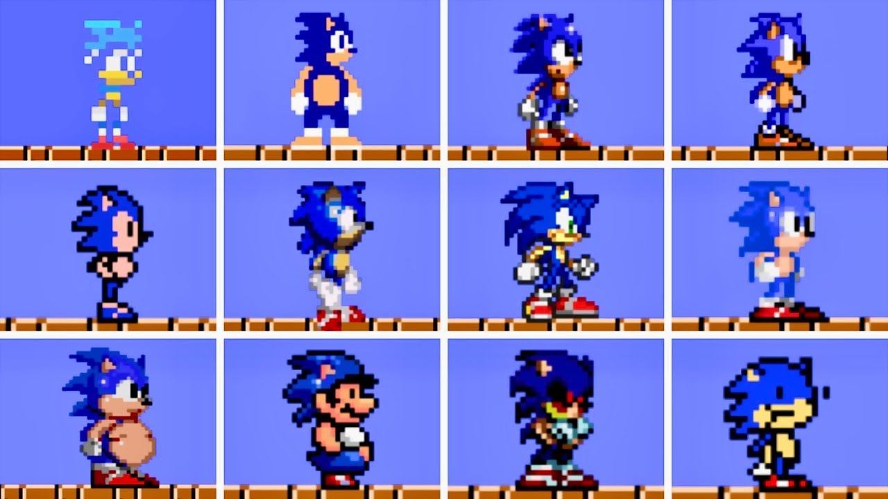 The Multiverse of Sonic in Super Mario Bros. 1
