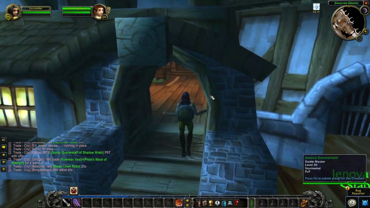 Stormwind Stable Master location - WoW Classic