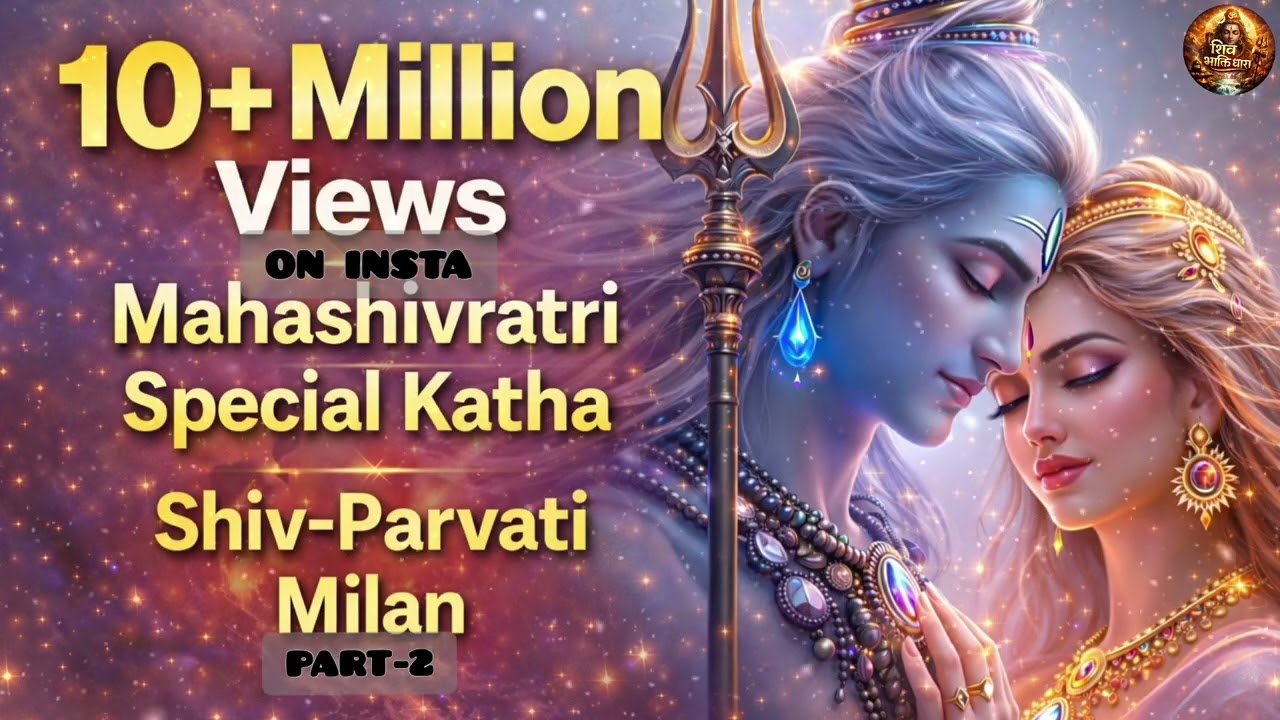 Mahashivratri Special Katha | Shiv–Parvati Milan Song #Mahashivratri#ShivParvati#HarHarMahadev