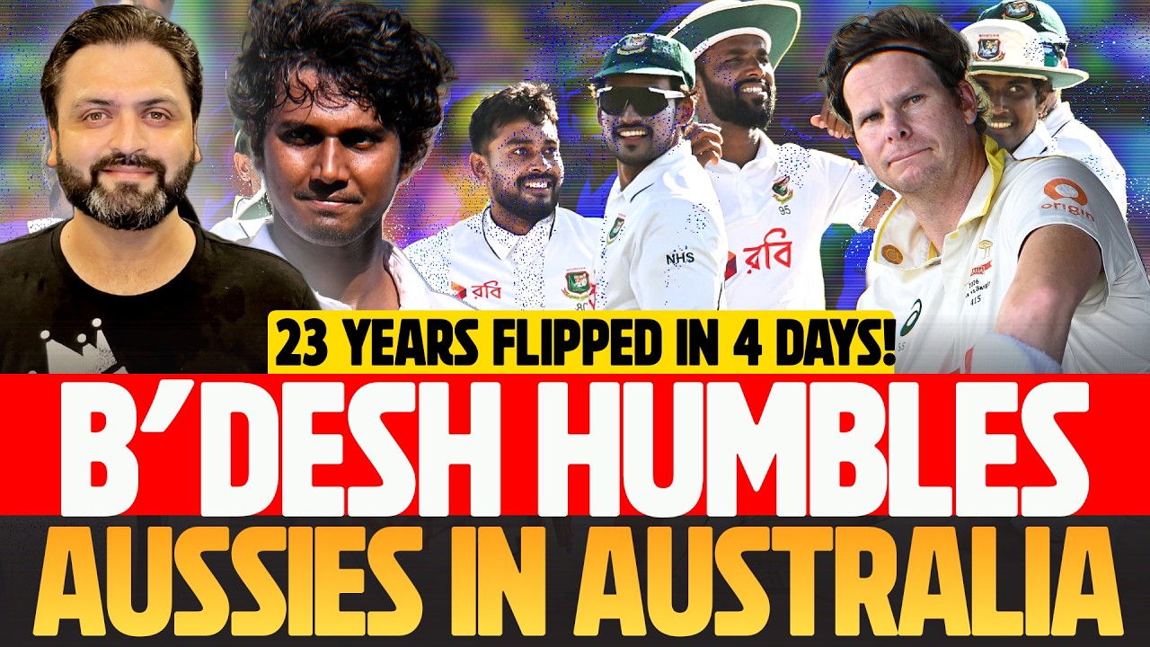 Bangladesh Humble Australia in Australia after 23 LONG years | Australia vs Bangladesh 1st Test