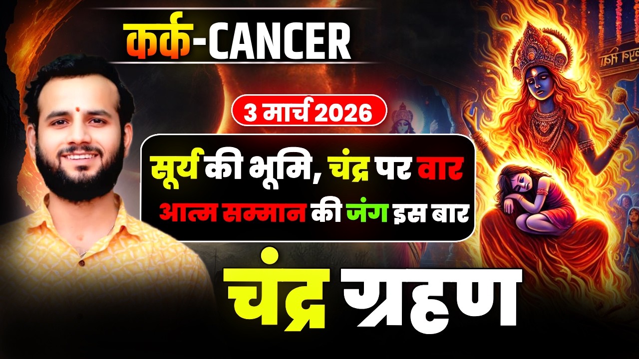 🦀कर्क लग्न/राशि: परिवार में मान-सम्मान की रक्षा 🕊️3March2026 #Cancer🌊